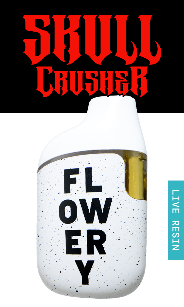 Flowery AIO Live Resin Vape 1g - Skull Crusher #20