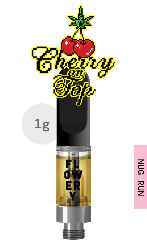 Nug Run Resin Cartridge 1g - Cherry On Top, The Flowery