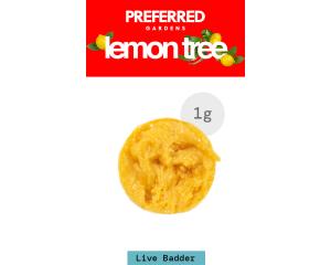 Live Resin Badder - Lemon Up, as The Flowery's menu shows it