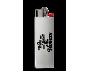 Flowery Lighter - "WUASTF" (White)