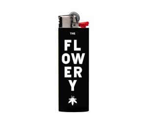 Flowery Logo Lighter - Black