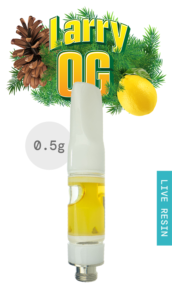 Live Resin Cartridge 0.5g - Larry OG