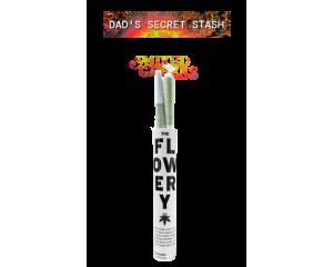 Dad's Secret Stash Whole Flower Prerolls, as The Flowery's menu shows it