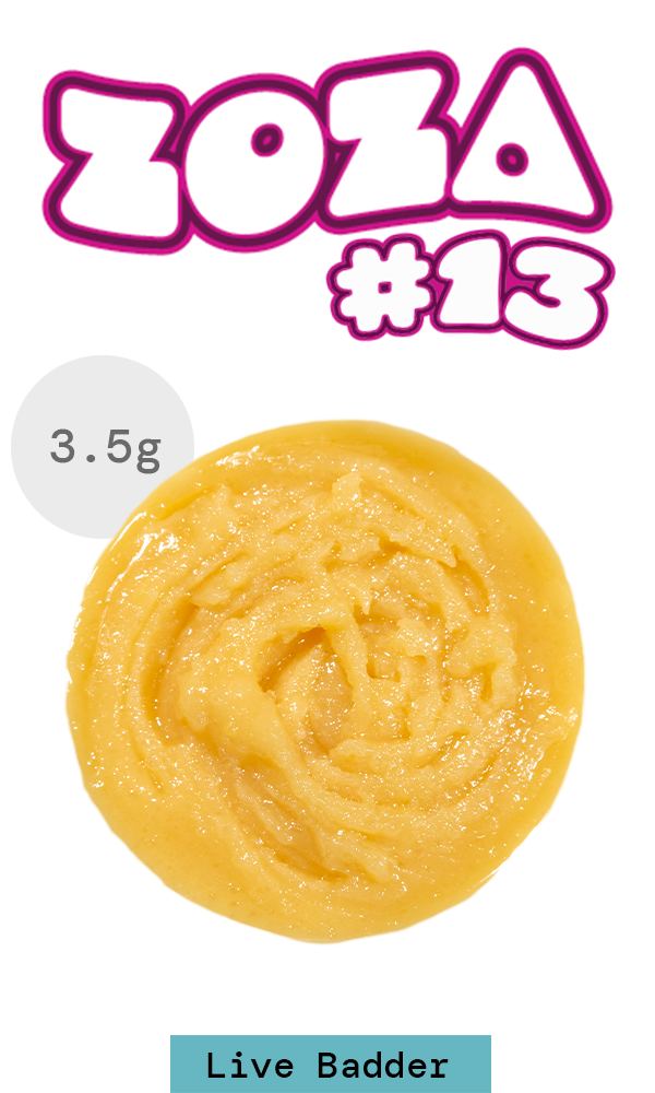 Live Resin Badder 3.5g - Zoza #13, Wizard Trees