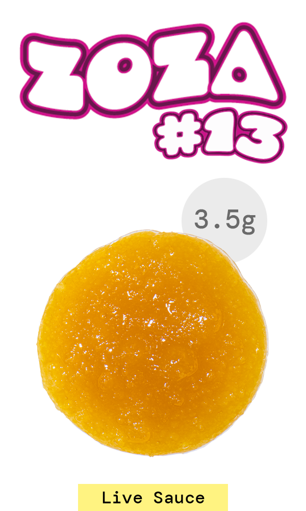 Live Resin Sauce 3.5g - Zoza #13, The Flowery x Wizard Trees