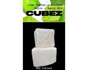 RSO Infused Cubez - Lime Pucker (Rainbow Belts x Runtz #19)