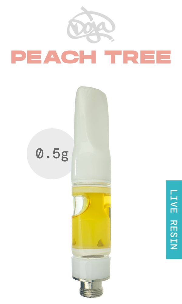 Live Resin Cartridge 0.5g - Peach Tree