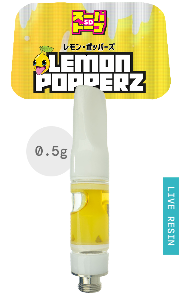 Live Resin Cartridge 0.5g - Lemon Popperz