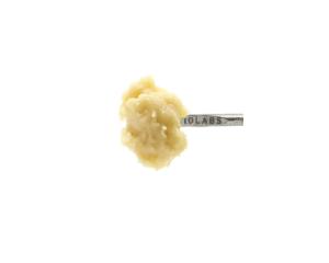 Live Rosin Badder - Upside Down Frown #15 + Rainbow Belts, as The Flowery's menu shows it