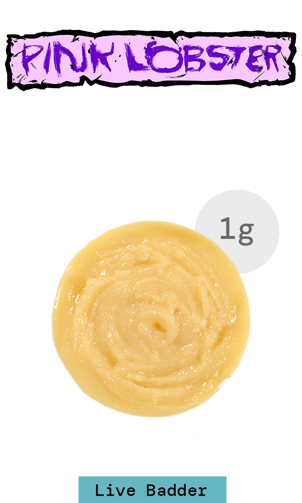 Live Resin Badder 1G - Pink Lobster, Wizard Trees