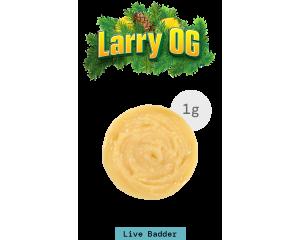 Live Resin Badder - Larry OG, as The Flowery's menu shows it