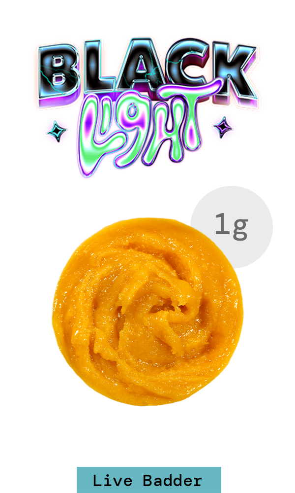 Live Resin Badder 1G - Black Light #16, Wizard Trees