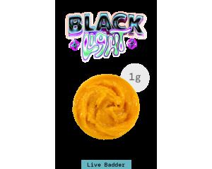 Live Resin Badder - Black Light #16, as The Flowery's menu shows it