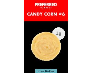 Live Resin Badder -Candy Corn #6, as The Flowery's menu shows it