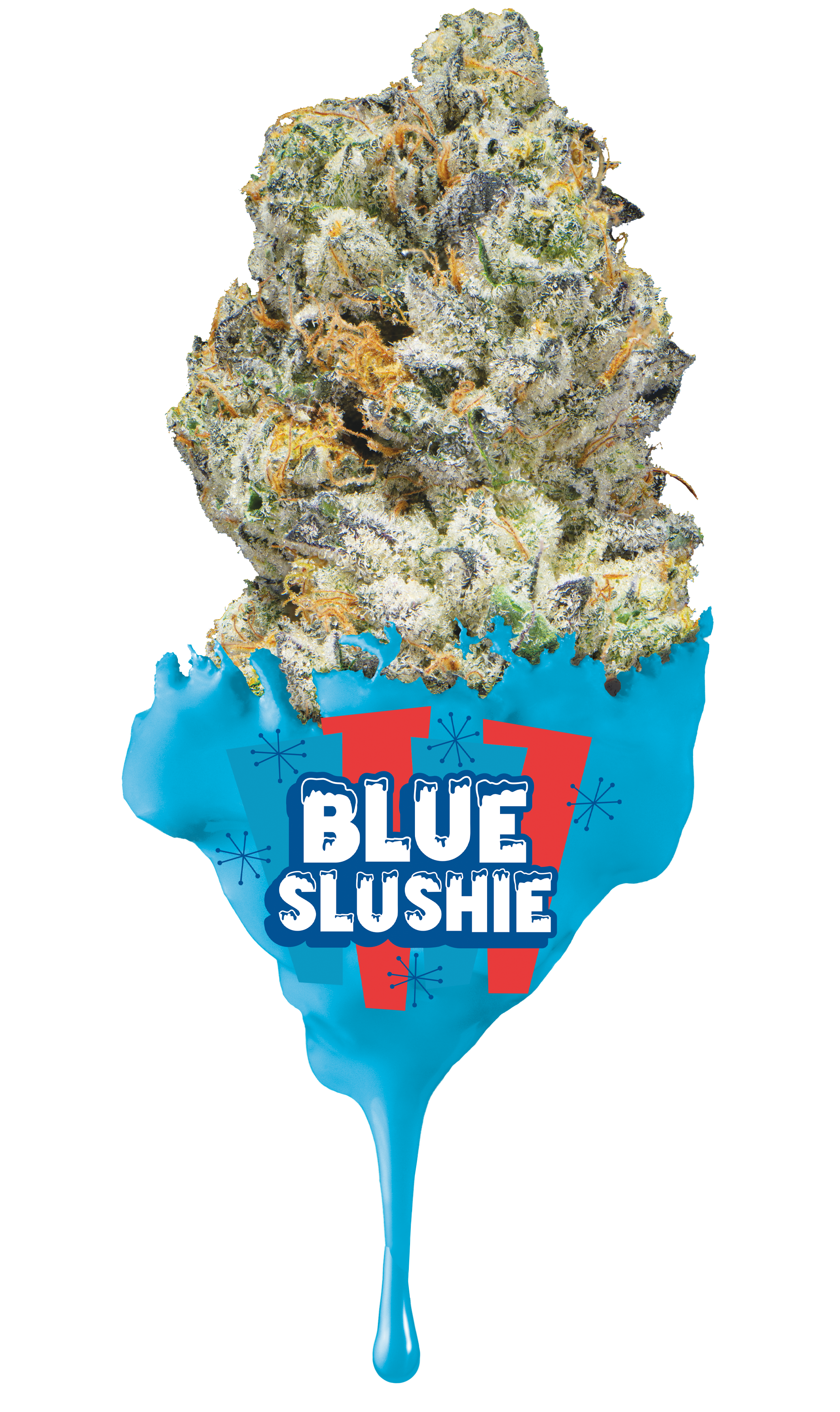Blue Slushie #3 Eighth, PACKS